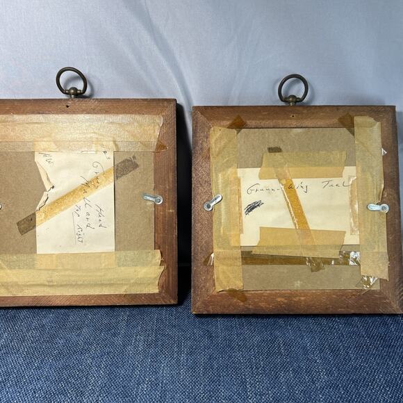 Mallard And Green Wing Teal Framed porcelain tile decor H&R Johnson Duck Decor - Picture 8 of 8